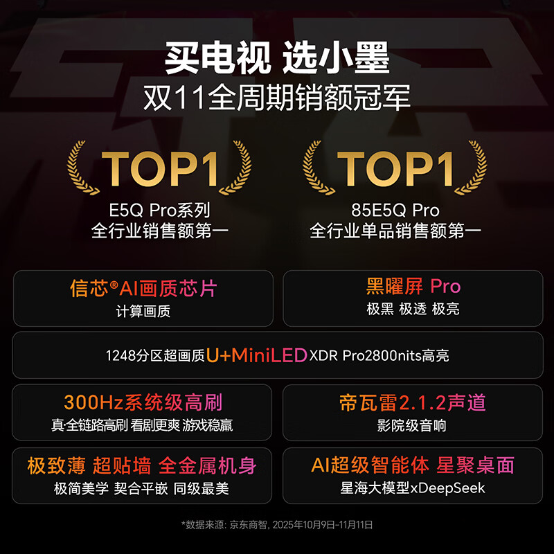海信 100E5Q-PRO 100英寸电视图片