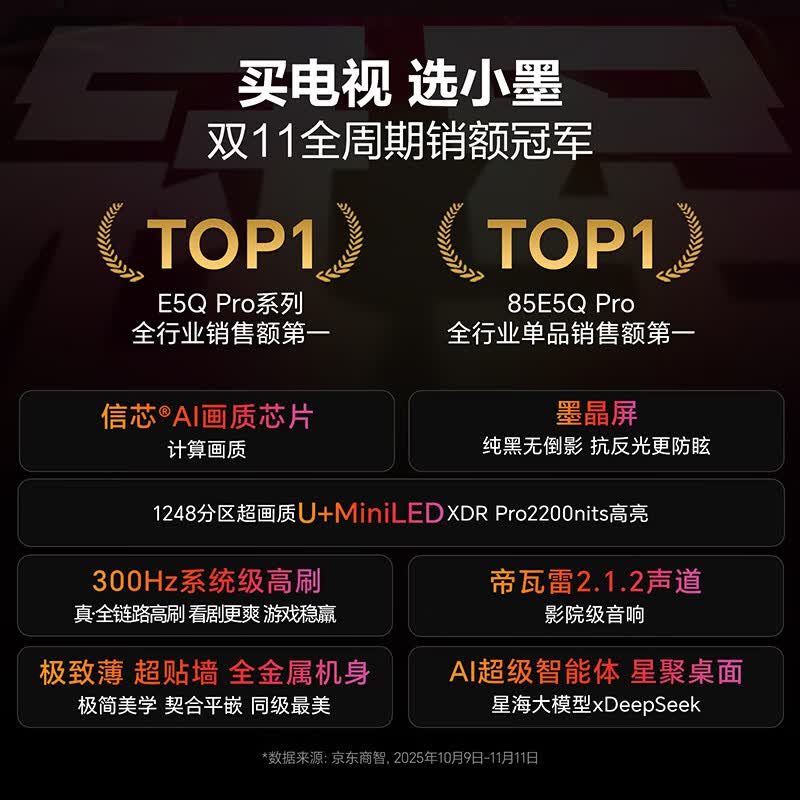 海信 85E5Q-PRO 85英寸电视图片