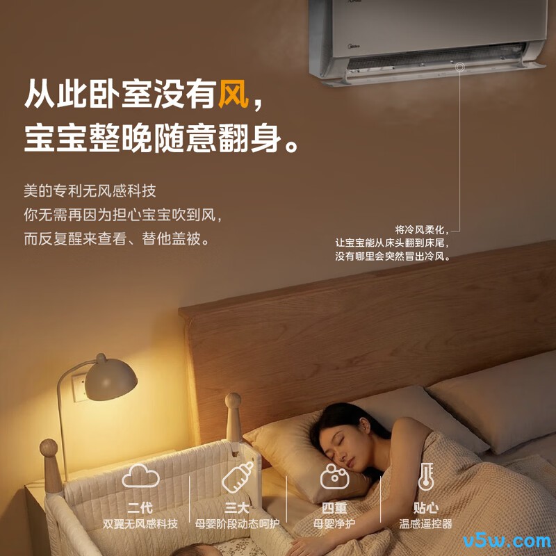 美的 KFR-35GW/WF2 大1.5匹空调图片