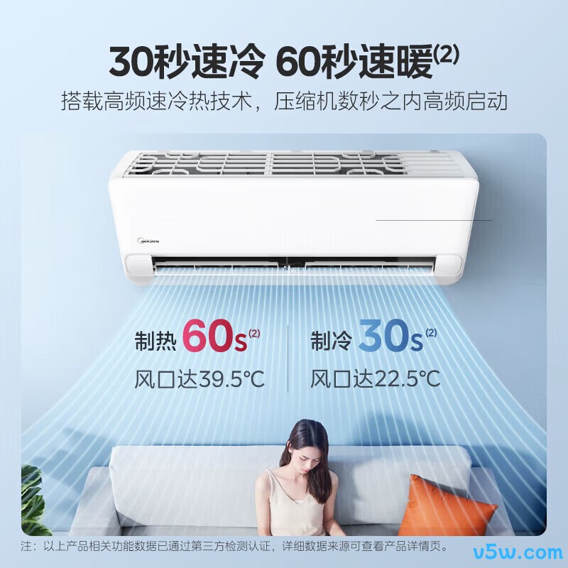 美的 KFR-26GW/N8XA1P 大1匹空调图片