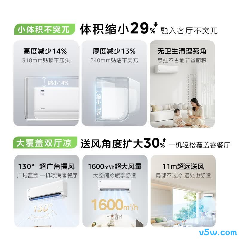美的 KFR-72GW/KS2 大3匹空调图片