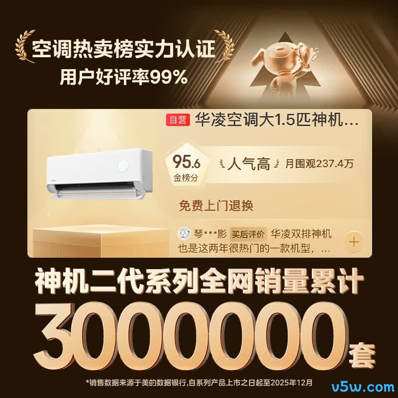 华凌 KFR-35GW/N8HE1ⅡPro 大1.5匹空调图片