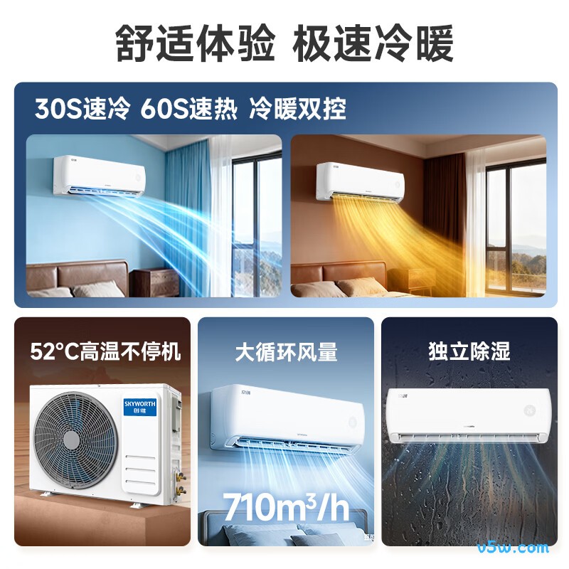 创维 KFR-33GW/V3AA1A-N1MA 1.5匹空调图片