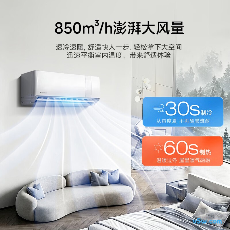 万宝 KFR-50GW/BPWL7-W1(冰速侠) 大2匹空调图片