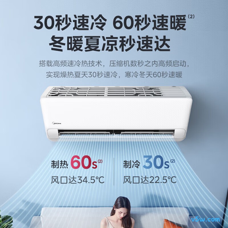 美的 KFR-35GW/N8XA1P 大1.5匹空调图片