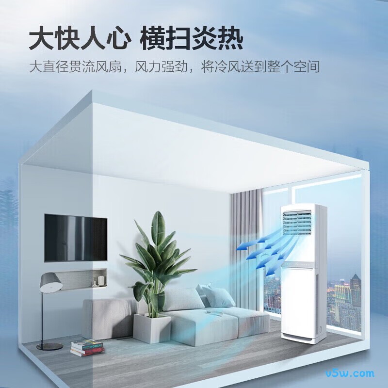 奥克斯 KFR-120LW/BpR3ZAPC3(B1) 5匹空调图片
