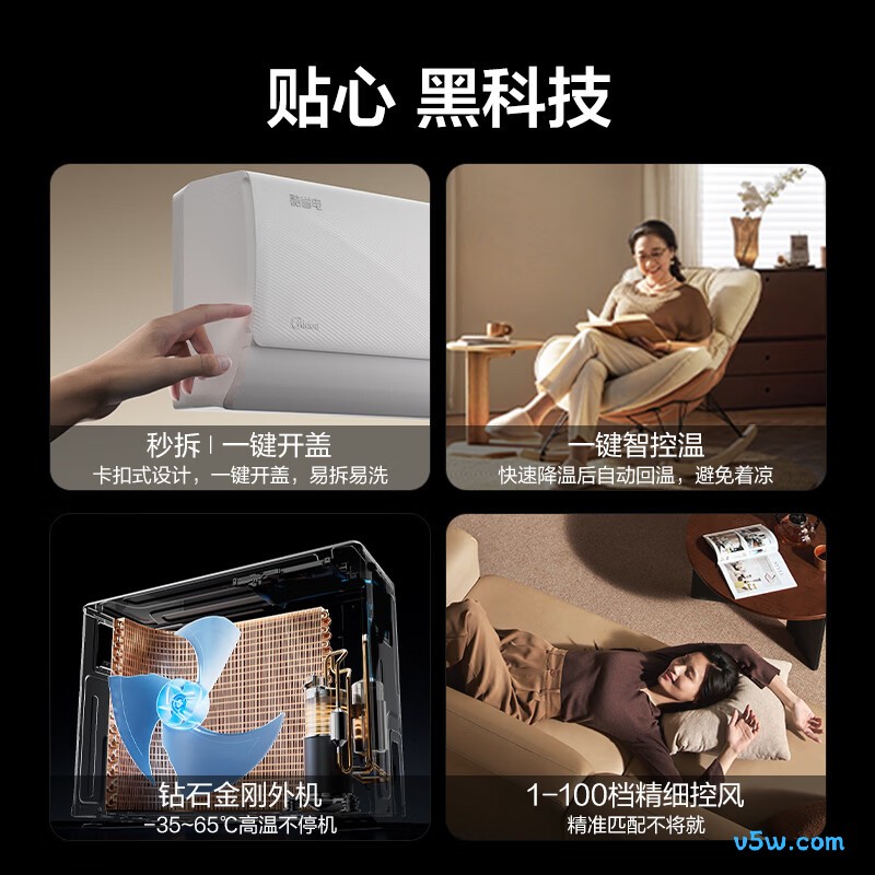 美的 KFR-35GW/N8KS1-1U 大1.5匹空调图片