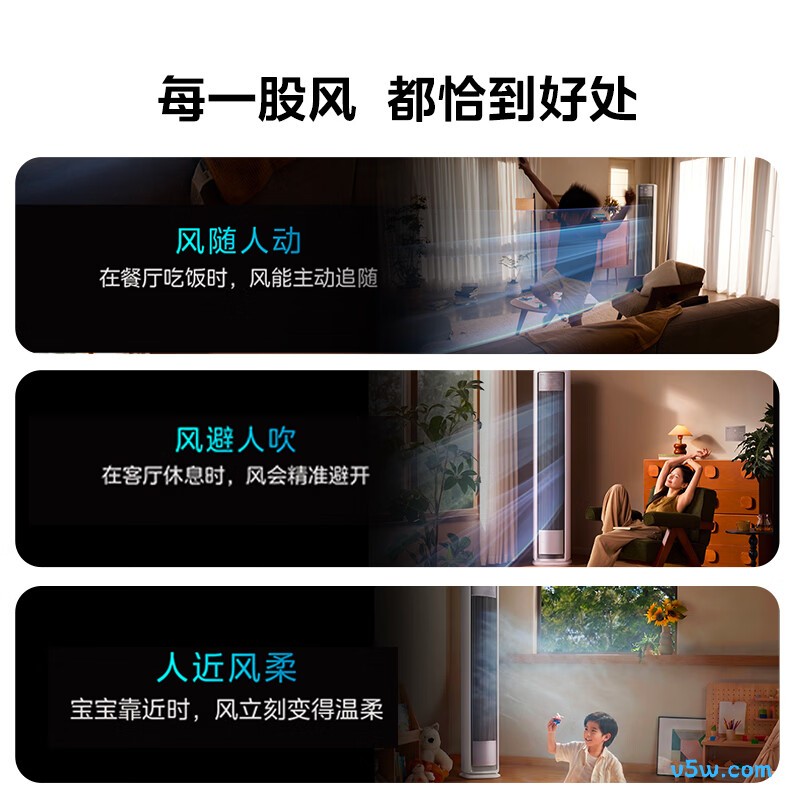 美的 KFR-72LW/HWR3 大3匹空调图片