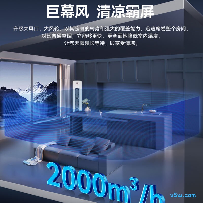 长虹 KFR-120LW/XSW+R2 大5匹空调图片