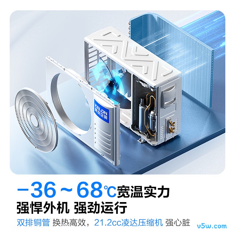 科龙 KFR-72LW/QC1-X1A 3匹空调图片