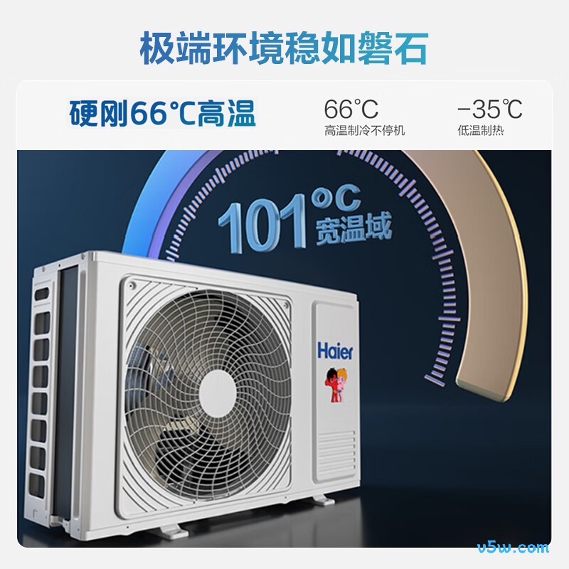 海尔 KFR-50LW/E1-1 2匹空调图片