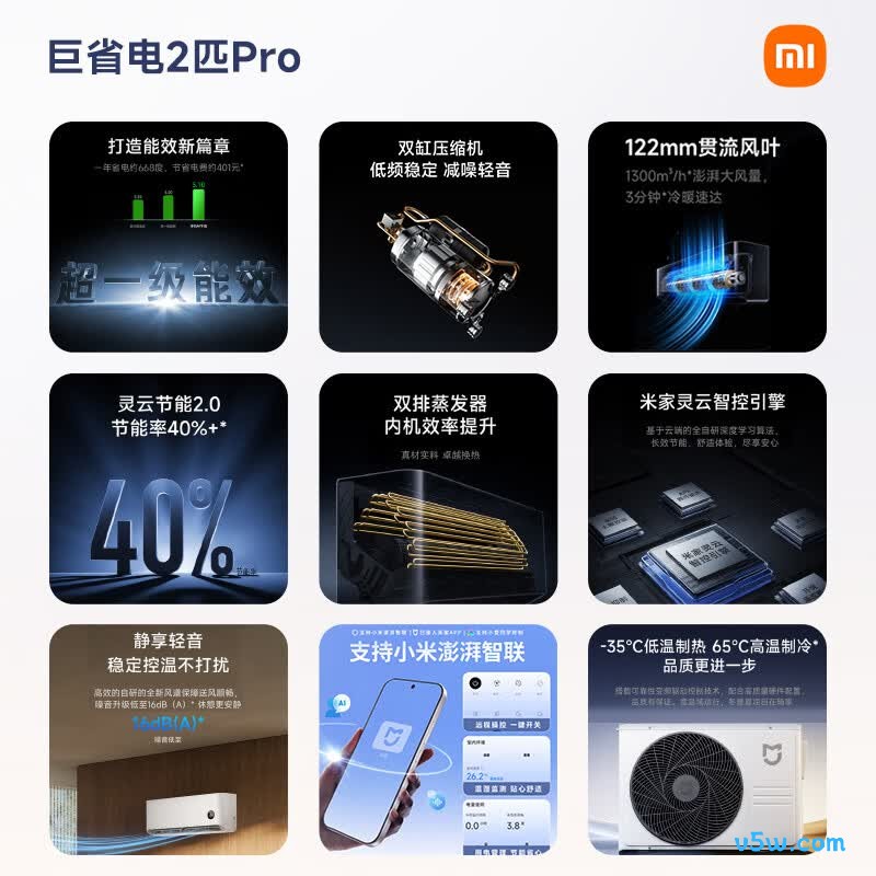 小米 50GW-NA30/V1A1 2匹空调图片