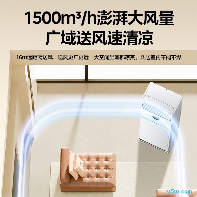 美的 KFR-72LW/XA1P 3匹空调图片