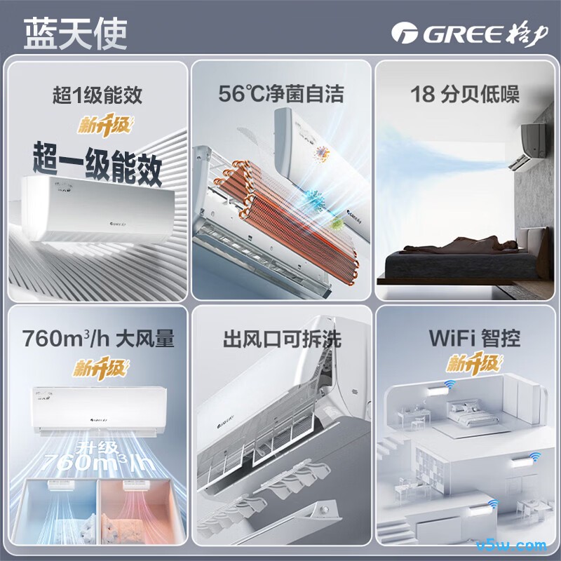 格力 KFR-35G(35504)FNhAh-B1(WIFI) 1.5匹空调图片
