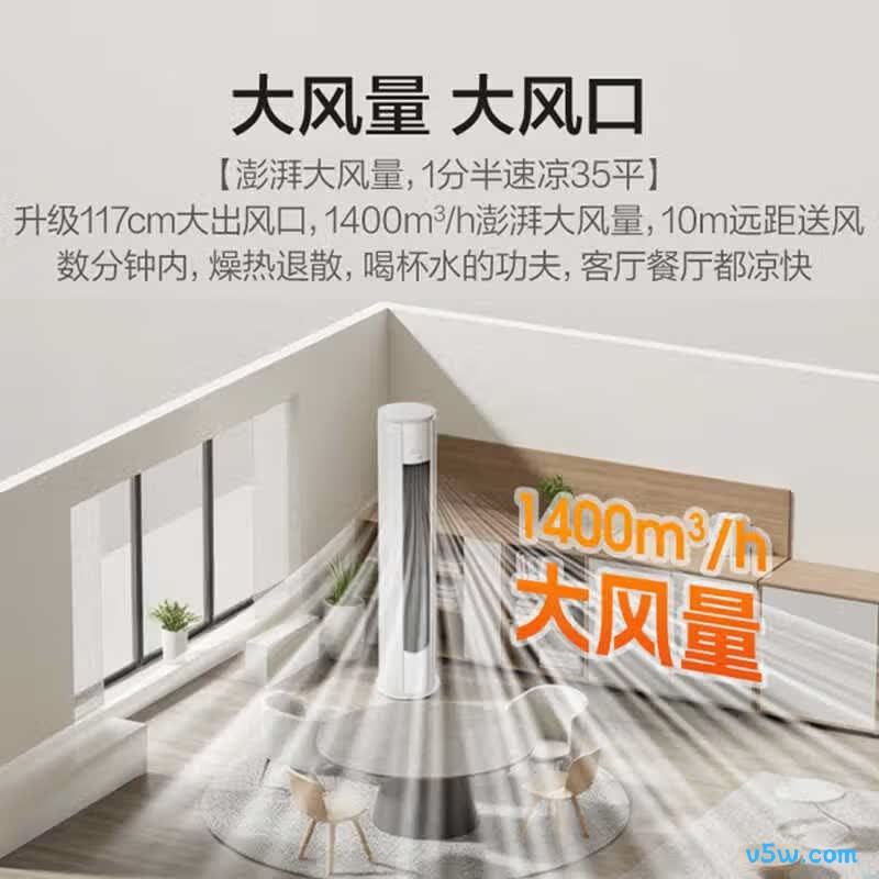 奥克斯 KFR-72LW/BpR3AFQA(B1) 大3匹空调图片