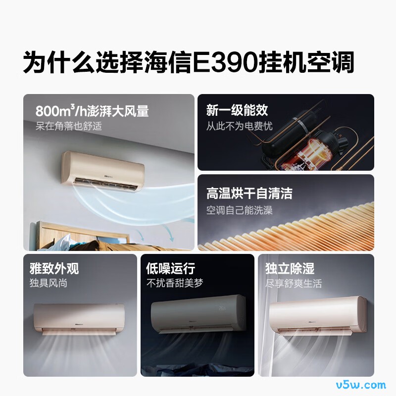 海信 KFR-35GW/E390-X1 大1.5匹空调图片