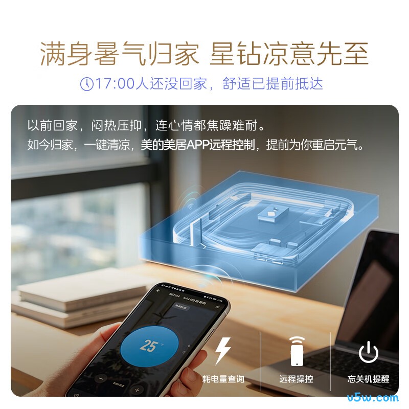 美的 KFR-72LW/M5 大3匹空调图片