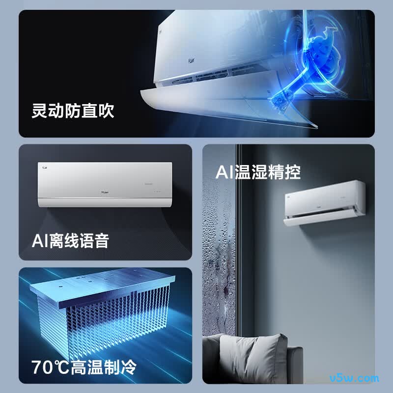 海尔 KFR-35GW/V600-1 1.5匹空调图片