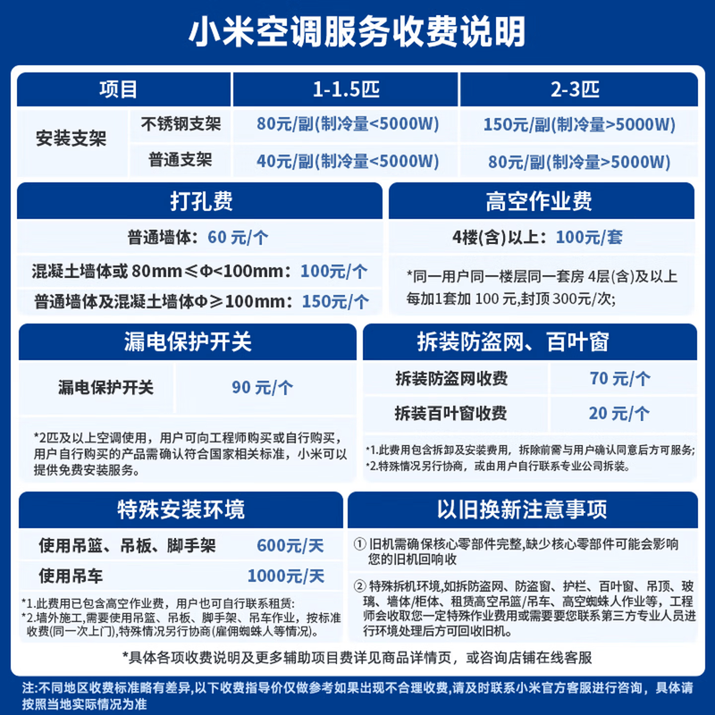 小米 KFR-35GW/S1A1 1.5匹空调图片