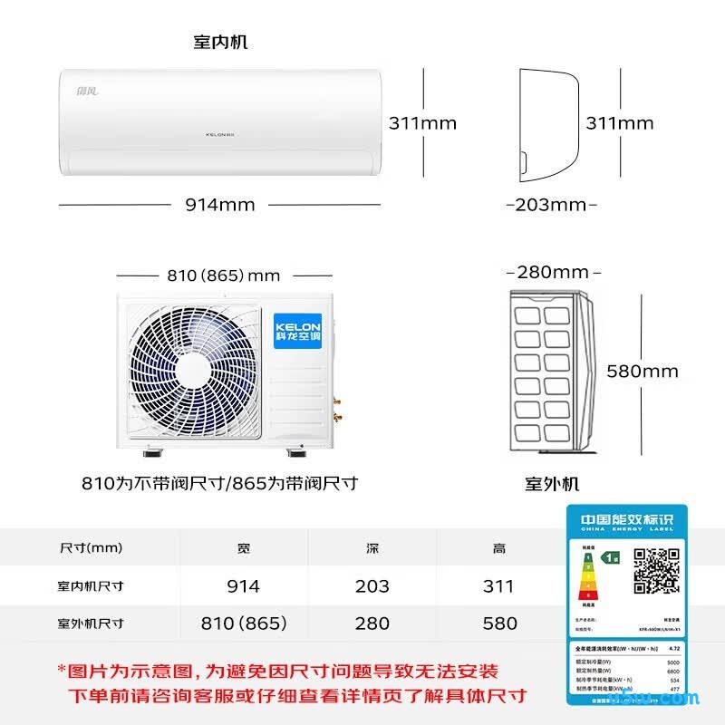 科龙 KFR-50GW/LN1H-X1 2匹空调图片