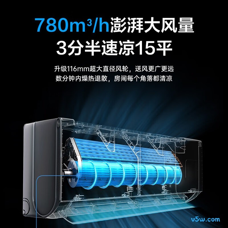 奥克斯 KFR-35GW/BpR3AFEA(B1) 1.5匹空调图片