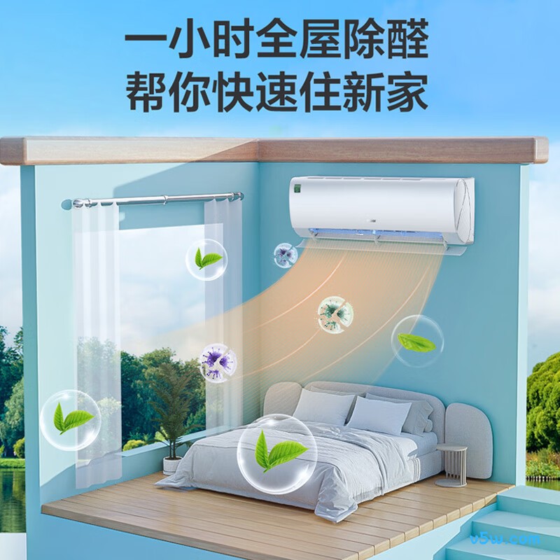 海尔 KFR-35GW/C3LGA81U1(白) 大1.5匹空调图片