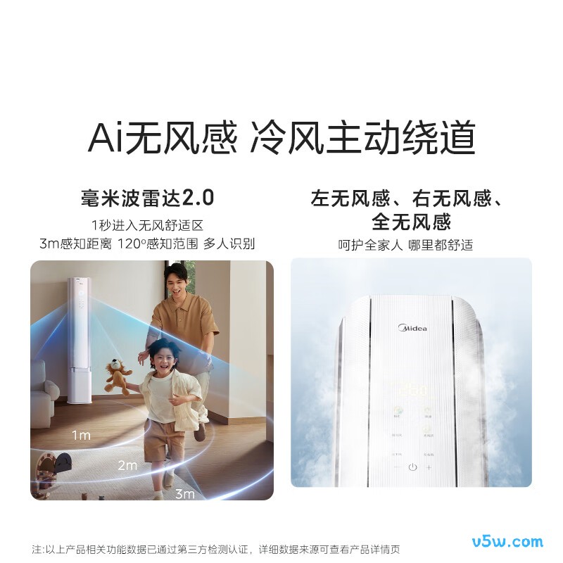美的 KFR-72LW/N8WF1 3匹空调图片
