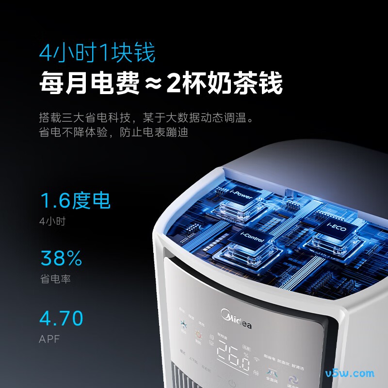 美的 KFR-72LW/N8QM1 大3匹空调图片