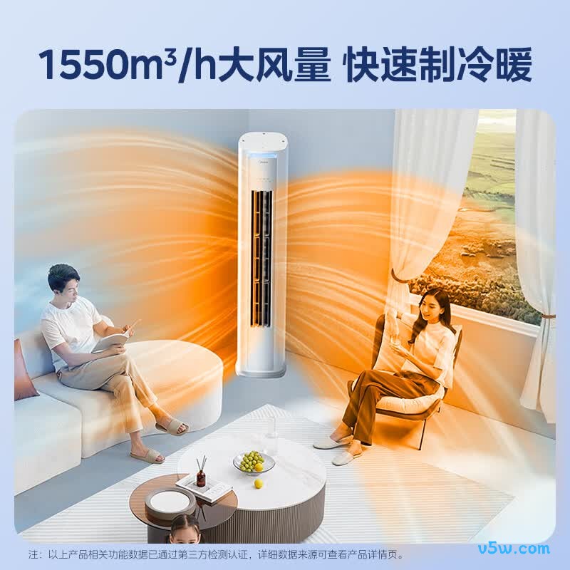美的 KFR-72LW/N8KS1-1P 3匹空调图片