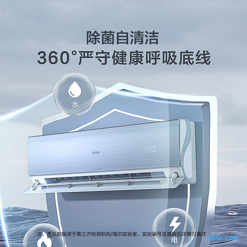 海尔 KFR-35GW/17EAA81U1 1.5匹空调图片