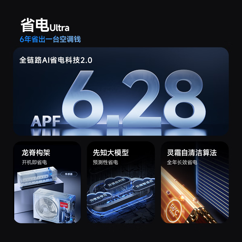 海尔 KFR-35GW/LA3-1 1.5匹空调图片