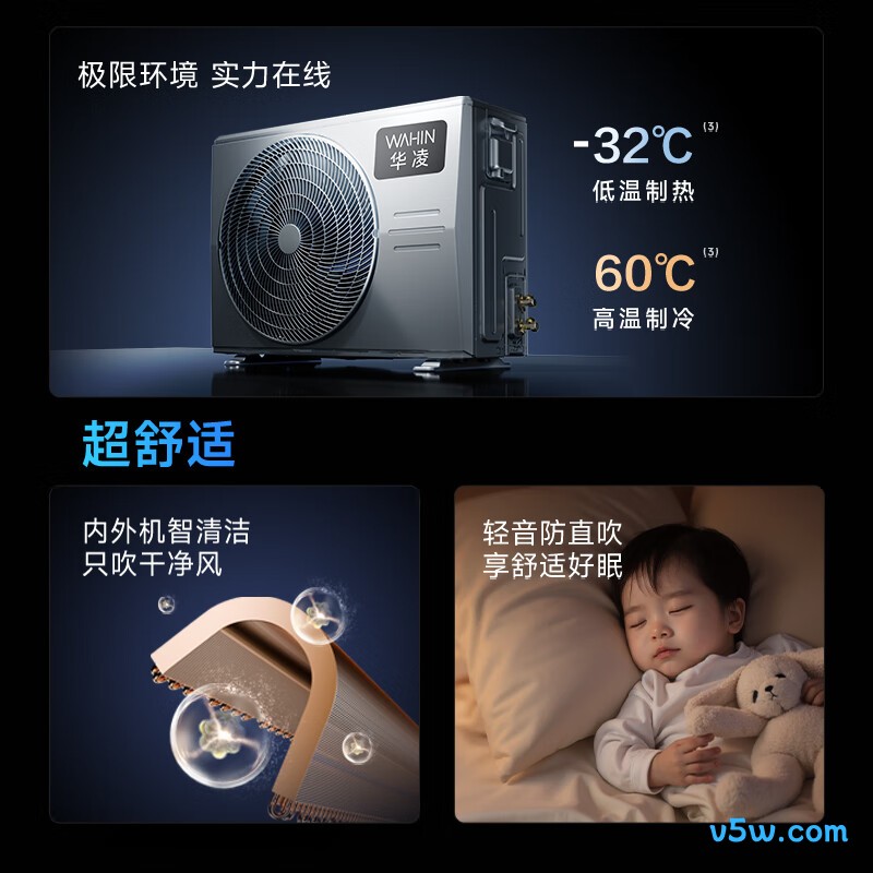 华凌 KFR-35GW/N8HA1Ⅲ-P 大1.5匹空调图片