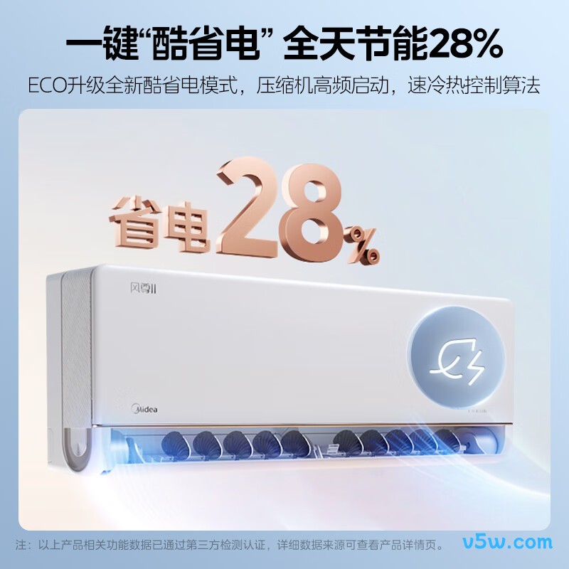 美的 KFR-46GW/N8MXC1Ⅱ 2匹空调图片