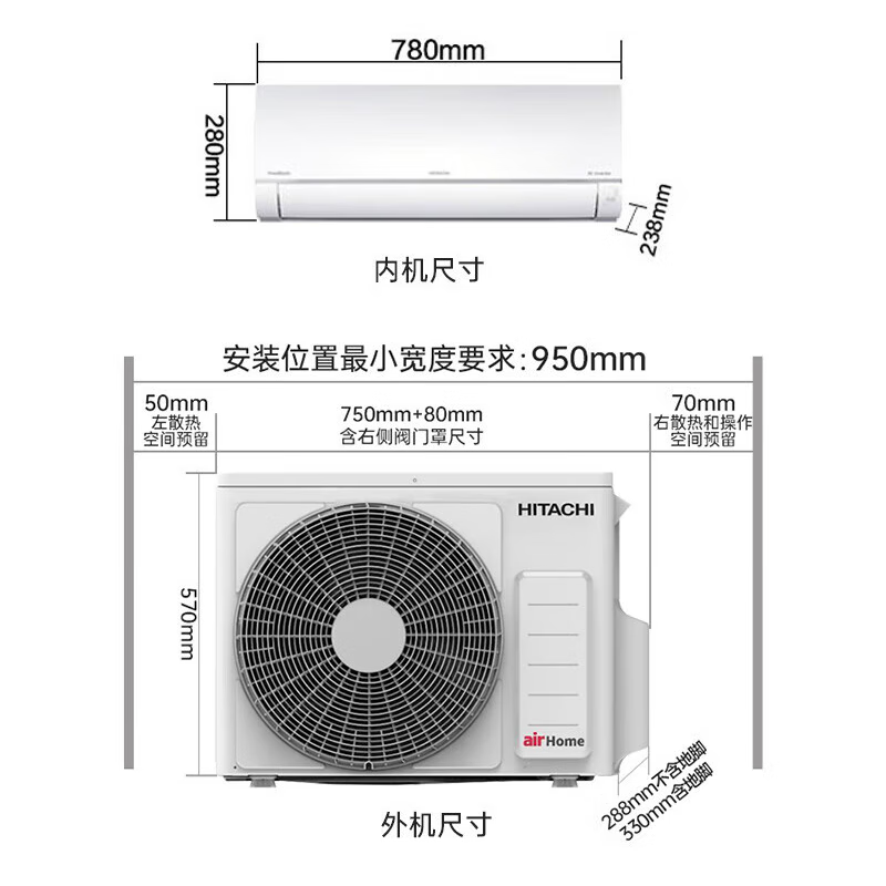 日立 KFR-35GW/BpDEC 1.5匹空调图片