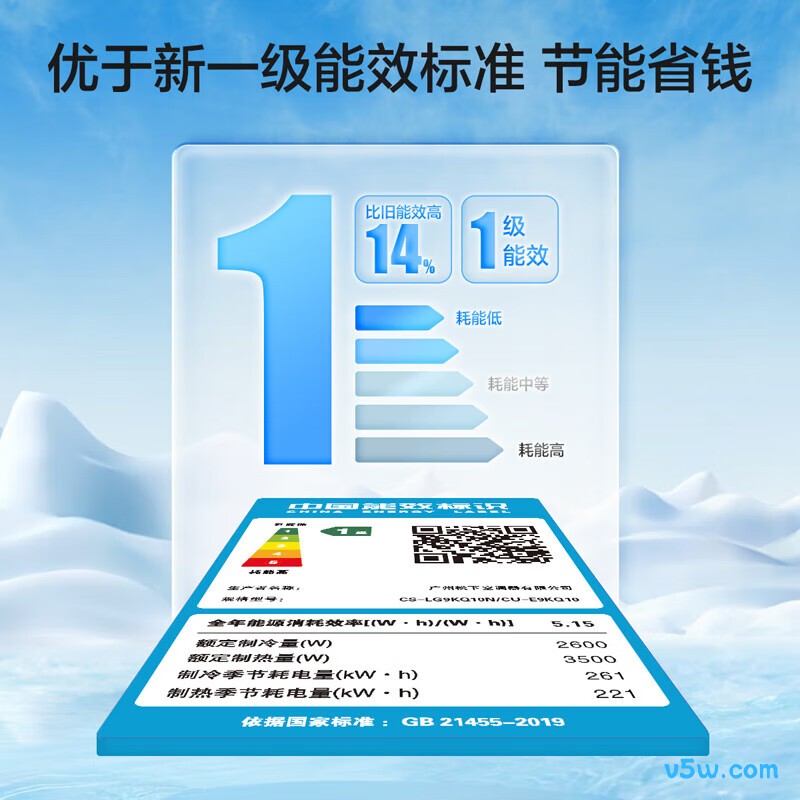 松下 LG9KQ10N 1匹空调图片