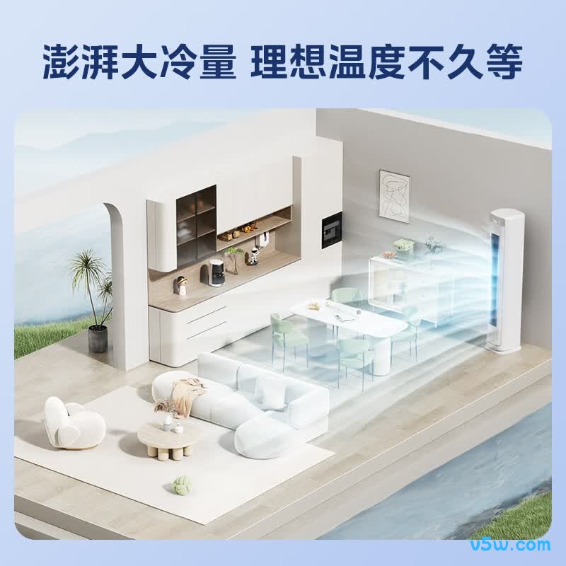 美的 KFR-72LW/FQ1-1 3匹空调图片