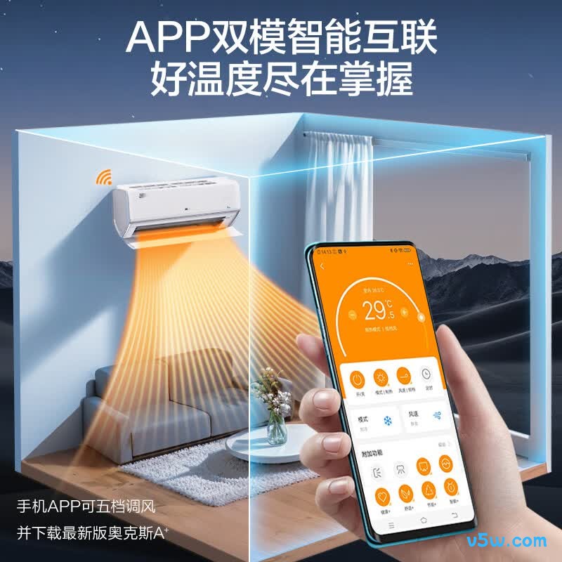 奥克斯 KFR-35GW/BpR3HQA1(B1) 大1.5匹空调图片