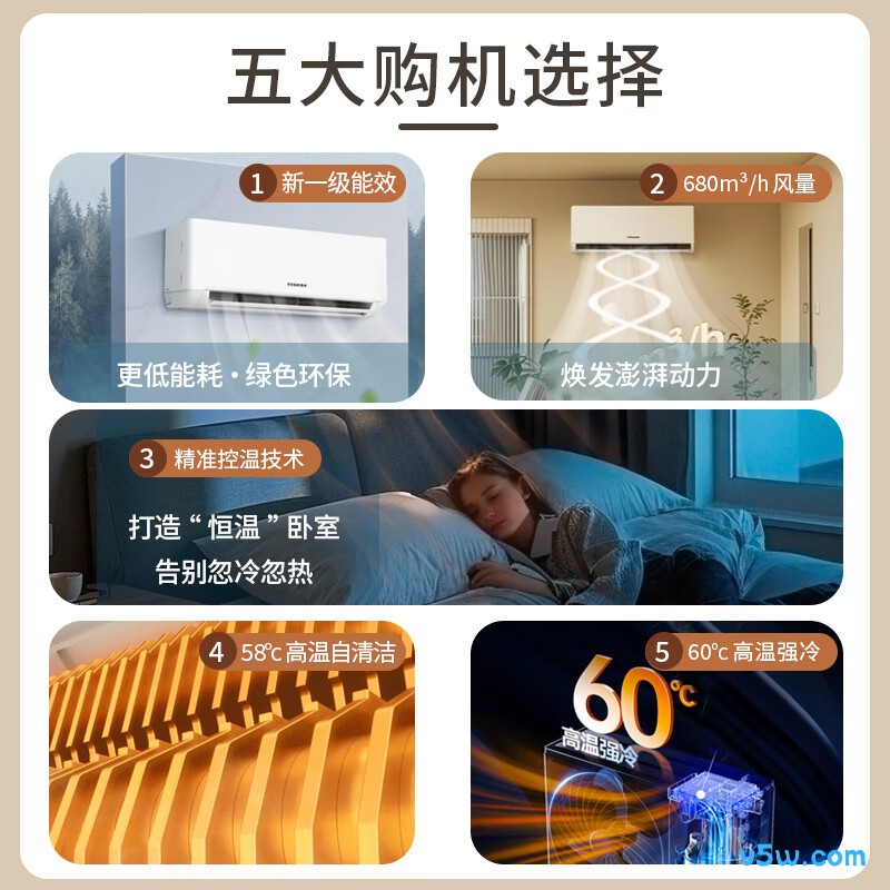 东芝 RAS-13TKVG1G4-C 大1.5匹空调图片