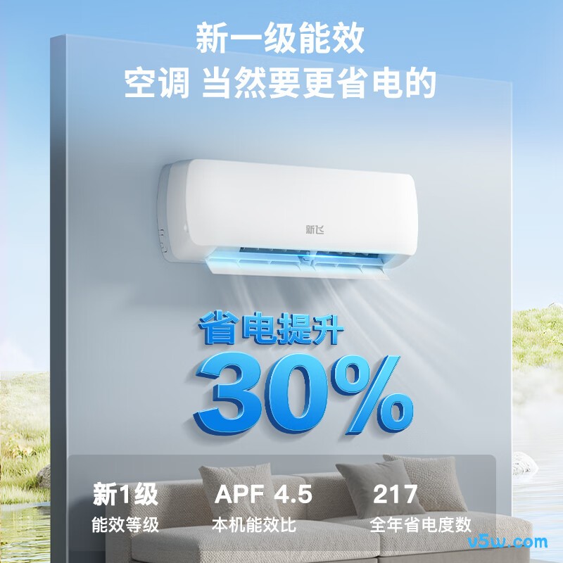 新飞 KFR-50GW/G22BPA22-1 2匹空调图片