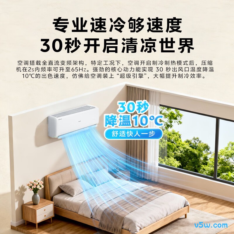 美菱 KFR-35GW/MGW1KR1 1.5匹空调图片
