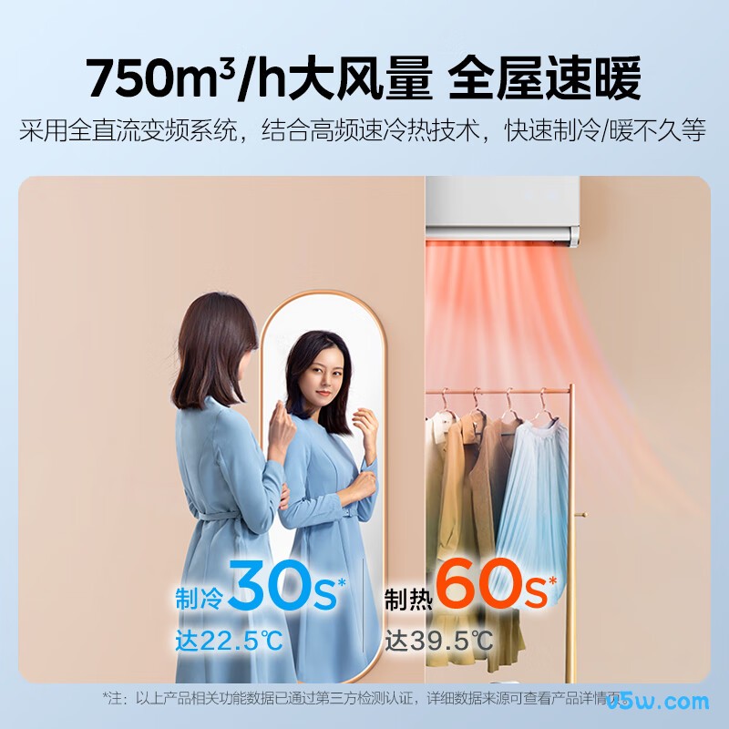 美的 KFR-35GW/N8MXJ1 1.5匹空调图片