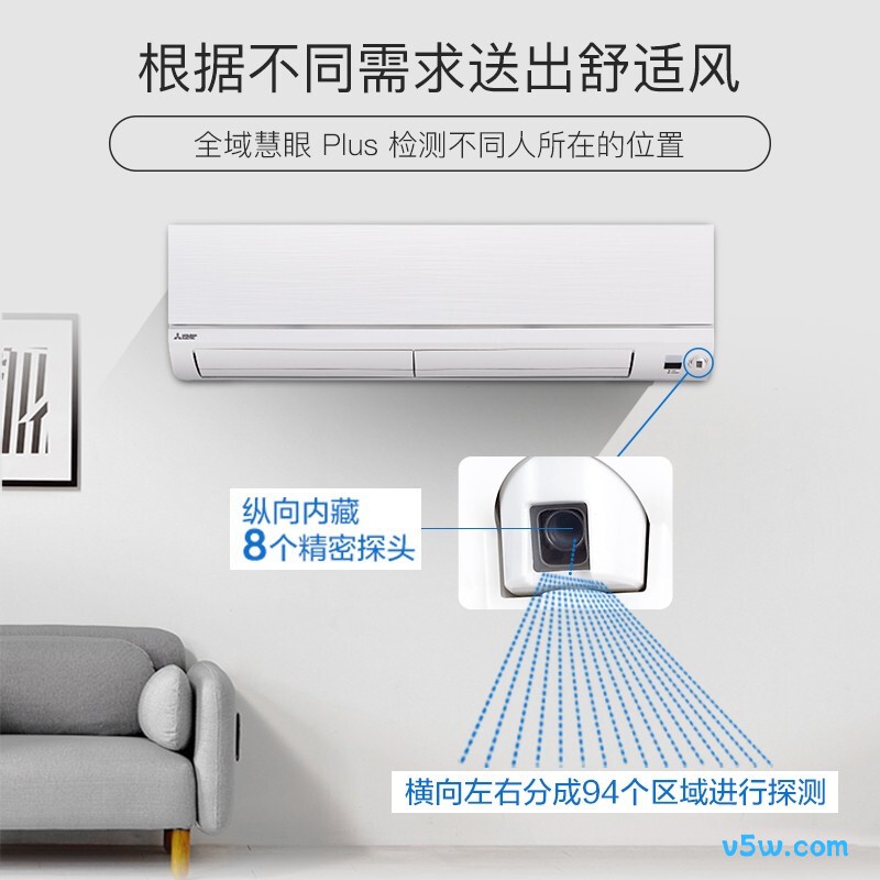 三菱 MSZ-WX25VFK 3匹空调图片