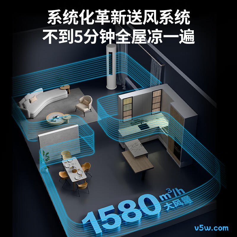海尔 KFR-72LW/LTA1-1 3匹空调图片