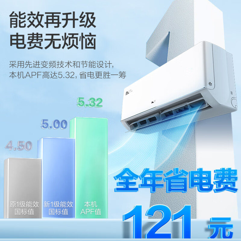 奥克斯 KFR-26GW/BpR3AES1(B1) 大1匹空调图片