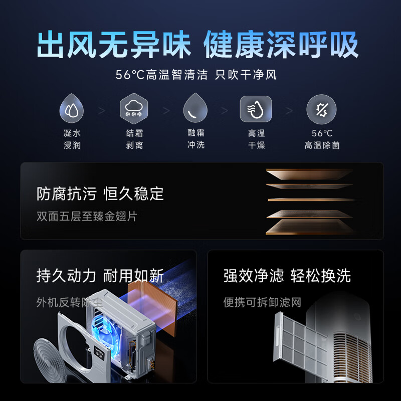华凌 KFR-72LW/N8HA1Ⅲ-A 大3匹空调图片