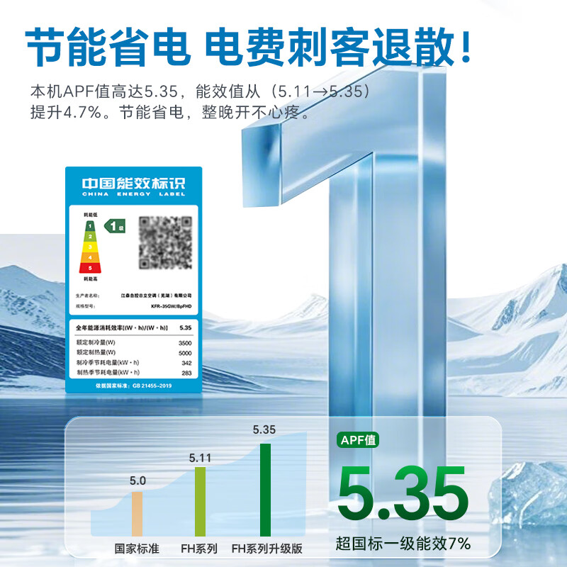 日立 KFR-35GW/BpFHD 1.5匹空调图片