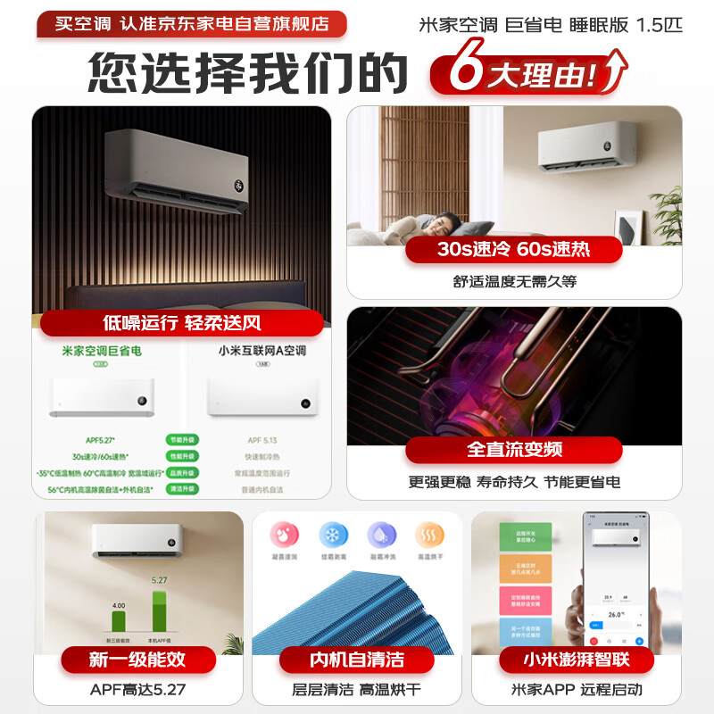 小米 KFR-35GW/S1A1 1.5匹空调图片