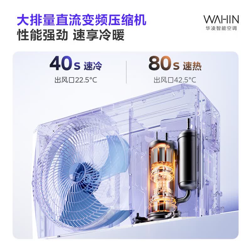 华凌 KFR-72LW/N8HL1X 3匹空调图片
