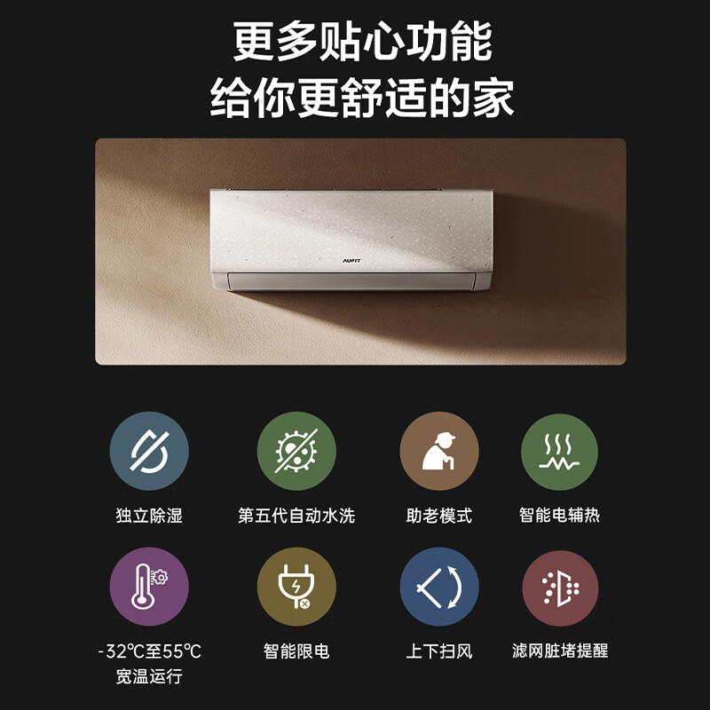奥克斯 KFR-26GW/BpR3AFEA1(B1) 1匹空调图片
