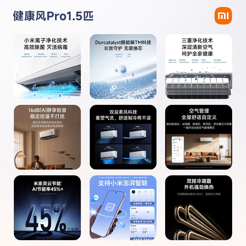 小米 35GW-NA20/M1A1(W) 1.5匹空调图片